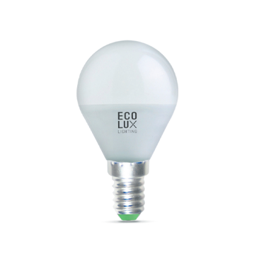 ECOLUX EC-2988 BOMBETA LED E14 ESFERICA 8W 3000K