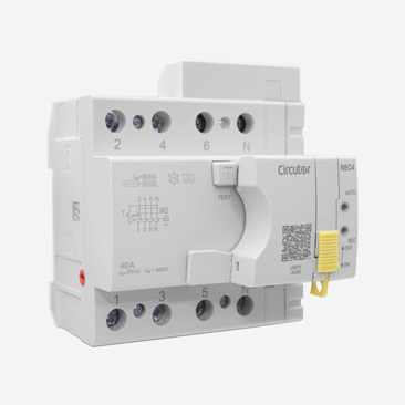 CIRCUTOR P26F21. INTERRUPTOR DIFERENCIAL AUTORREARMABLE REC4-4P-40-30 tipus A