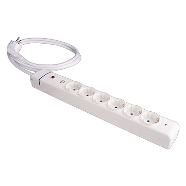 SOLERA 61ILSO PROLONGADOR AMB 6 TOMES 2P+T 16A 250V AMB INTERRUPTOR LLUMINOS 1,5m I PROTECOTR DE SOBRETEN