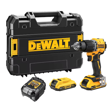 DEWALT DCD799D2T-QW TALADRE PERCUTOR S/ESCOB XR 18V 13mm 2Ah + MALETI
