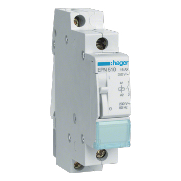 HAGER EPN510 TELERRUPTOR 230V 16A 1NA