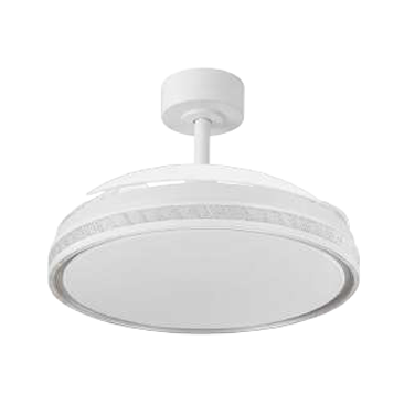 JUERIC 10806-FAN VENTILADOR SOSTRE BRILLANT 50W 1100mm BLANC