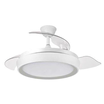 JUERIC 10386-FAN VENTILADOR SOSTRE NIZA MINI 43W LED CCT 980mm BLANC